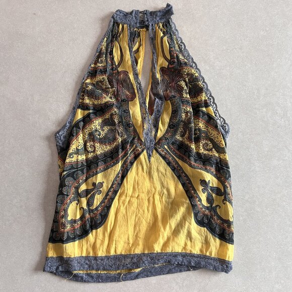 RARE Free People Lace Trim Butterfly Top ASO Alex Russo - Picture 3 of 9